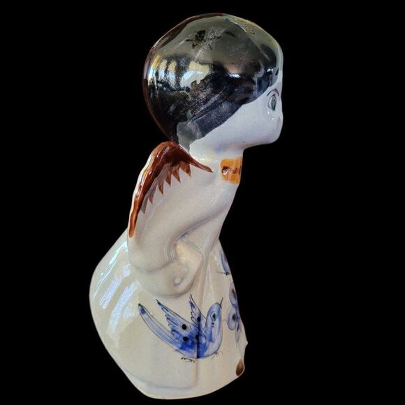 Vintage Handpainted Tonala Angel - Picture 2 of 10